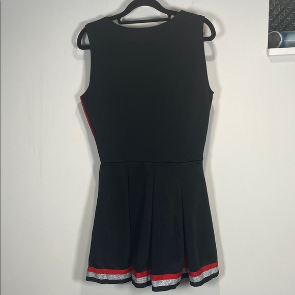 Spirit Black and Red Cheerleader Mini Dress - Picture 8 of 11